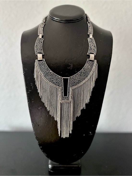 Jewelry - TribalCore Festival Fringe Statement Necklace - Women's Fashion Jewelry